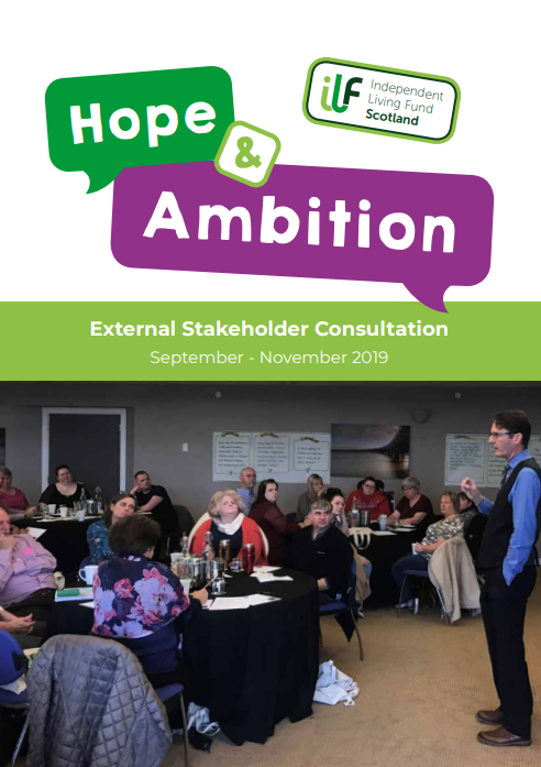 ILF Scotland - External Stakeholder Consultation Report