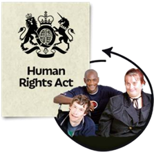 Group of people and the Human Rights Act