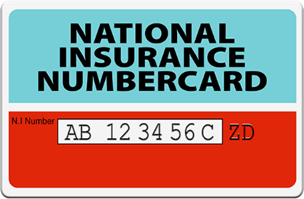 Image of National Insurance numbercard