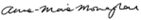 Anne-Marie Monaghan Signature