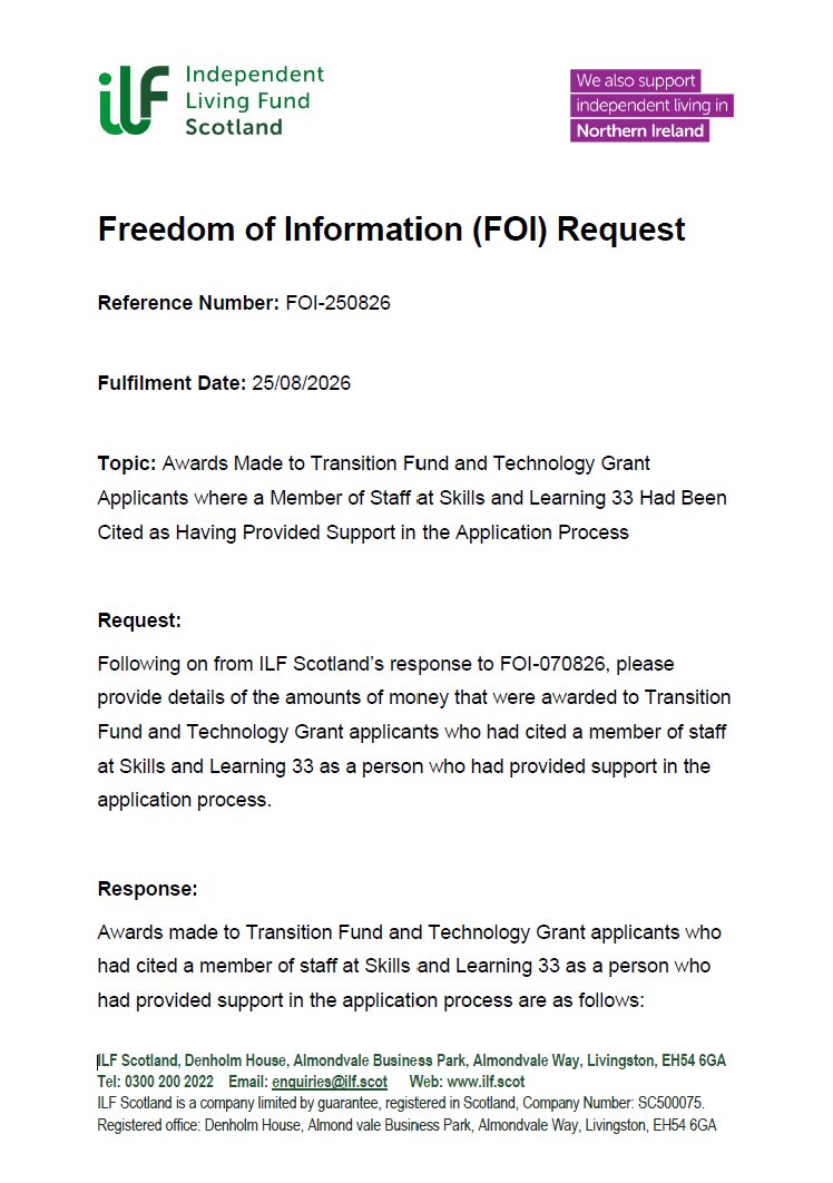 Front page of FOI-250826 - 20260825
