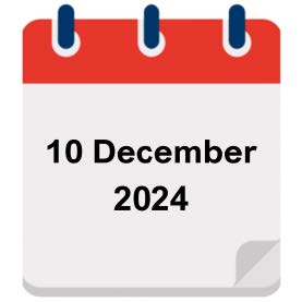 A calendar icon reading 10 December 2024